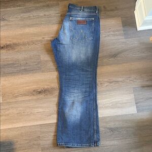 Wrangler Retro Relaxed Boot Blue Jeans